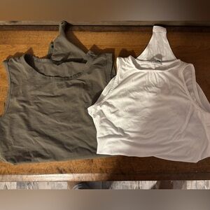 SHEIN White and Brown Bodysuits